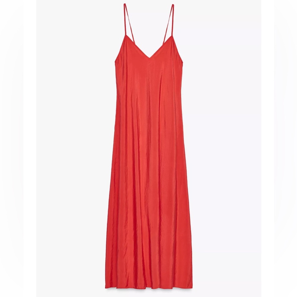 Zara Flowy Midi Dress